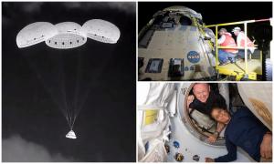 Vehiculul spaţial Starliner al companiei Boeing a revenit pe Pământ, fără echipaj. Doi astronauţi NASA, blocaţi pe ISS până anul viitor