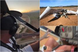 Cuplul a suferit numerose fracturi în urma accidentului aviatic