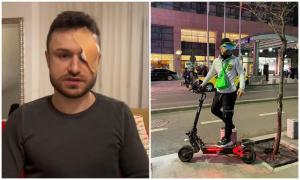 Arman Abbasi a primit un pumn în ochi de la un tânăr care nu a vrut să fie intervievat