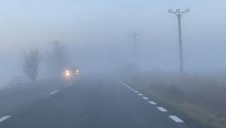 Cod galben de ceață în mai multe județe din țară