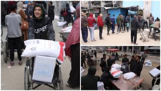 ajutoare în Fâșia Gaza