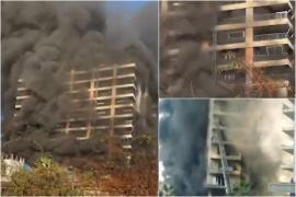Un hotel din Antalya a luat foc