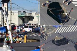 Un bărbat este blocat de 24 de ore într-o groapă în Tokyo