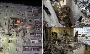 Rusia a lovit cu o dronă Shahed un bloc de apartamente din Sumî, Ucraina. 9 oameni au fost ucişi, iar 13 răniţi, între care un copil de 7 ani