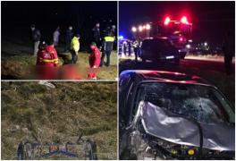 Accident grav într-o localitate din Constanța. Doi bărbați morți, după impactul dintre o căruță și o mașină