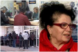Au preferat statul la coadă în loc să îşi plătească taxele online. "Am vrut să mă bucur de aerul de afară"