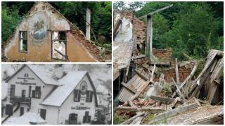 Proprietarul Hanului de la Pietrele lui Solomon promite să-l refacă după ce şi ultimul zid s-a prăbuşit