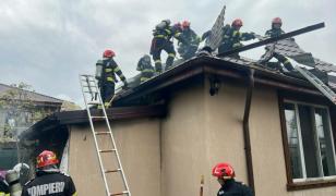 Incendiu lângă un cămin de bătrâni din Ilfov. 30 de peroane au fost evacuate