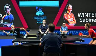 Tenis de masă: România, medalie de argint la Europene. Tricolorele au pierdut finala cu Germania, scor 3-0