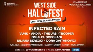În perioada 24-26 octombrie 2025, la Baza Digului Lacului Morii se desfăşoară West Side Hallo Fest 2025