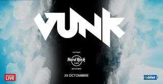 Trupa Vunk susţine un concert miercuri, 29 octombrie, de la ora 21.00, la Hard Rock Cafe din Bucureşti