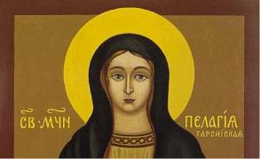 Sfânta Pelaghia este prăznuită pe 8 octombrie