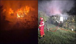 Tragedie în Botoșani. Bărbat de 63 de ani, găsit mort în casa cuprinsă de flăcări