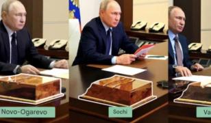 Putin are 3 birouri identice ca să-și ascundă locația reală în aparițiile TV. Detaliile care-l dau de gol