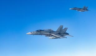 O dronă rusească a intrat 8 km în România. Patru avioane militare, ridicate de la sol. Traseul dronei