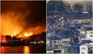 Cel mai mare incendiu izbucnit într-un oraș japonez, în ultimele decenii, a mistuit 170 de clădiri