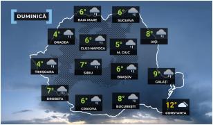 Vremea de mâine 30 noiembrie în ţară