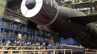 Rusia a lansat un nou submarin cu propulsie nucleară, în portul Severodvinsk