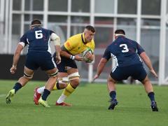 Basarabeanul Andrei Mahu este unul dintre liderii naţionalei de rugby a României
