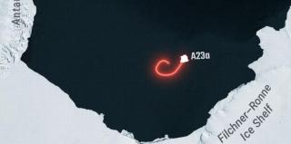 O bucată de gheaţă cât Parisul s-a desprins din cel mai mare aisberg din lume