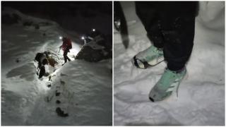 tineri salvați din Munții Bucegi