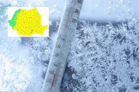 Cod galben de ger în aproape toată ţara. Ne așteaptă 6 zile cu temperaturi extreme, ce vor coborî spre minus 22 de grade Celsius