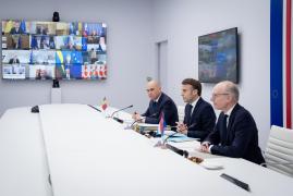 Mesajul lui Macron, după al doilea summit de la Paris: 