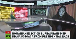 Diana Şoşoacă a intrat în direct la Russia Today, postul finanţat de Kremlin: 