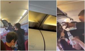 Panică într-un avion Airbus A320, după un incendiu izbucnit în cabină, în timpul zborului. Aeronava, cu 160 de pasageri la bord, urma să aterizeze în Hong Kong