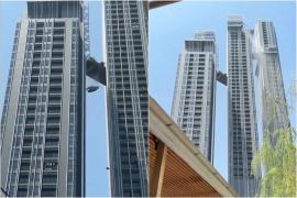 Un pod care lega doi zgârie-nori din Bangkok s-a prăbușit în timpul cutremurului. Momentul înfiorător în care clădirile se clatină