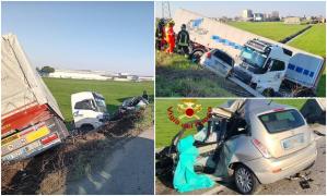 Șoferii celor două mașini au murit pe loc