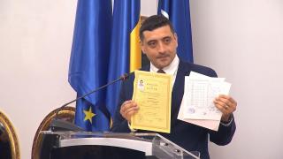 George Simion şi-a prezentat diplomele de studii și certificatul de căsătorie: "Am şi de la şcoala generală"