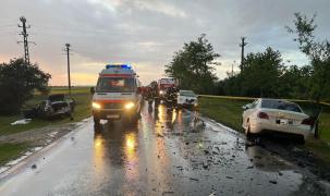 Imagini de la faţa locului