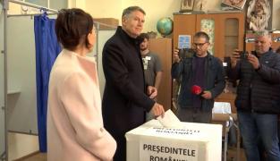 Klaus Iohannis a votat la Sibiu: 