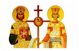 21 mai, Sfinţii Constantin şi Elena. Sărbătoare cu cruce roşie în calendarul ortodox