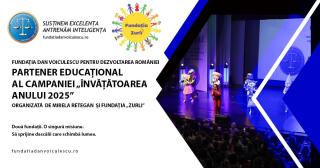 Profesorii buni primesc recunoaștere națională printr-o nouă colaborare în educație: Fundația Dan Voiculescu pentru Dezvoltarea României și Fundația Zurli
