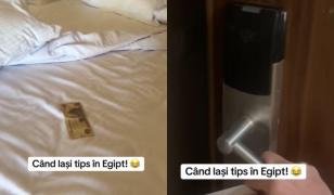 Ce a găsit o româncă în camera de hotel din Egipt după ce a lăsat bacșiș