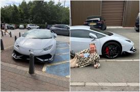 L-au criticat că și-a parcat Lamborghiniul pe locul de dizabilități, apoi le-a picat fața când șoferul le-a răspuns