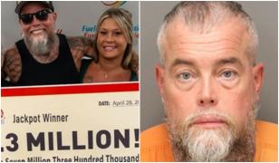 A câştigat la loto peste 167 de milioane $, iar a doua zi a ajuns la închisoare. Şi iubita americanului a fost arestată