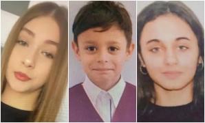 Trei copii de 7, 12 şi 15 ani, căutaţi de poliţie în Bacău. Ionuţ, Ilinca şi Elena au dispărut după cursuri