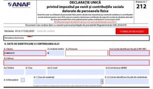 Declaraţia unică 2025. Când este termenul limită şi ce se întamplă dacă întârzii cu depunerea ei