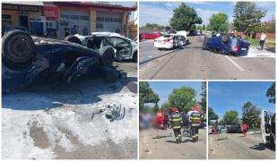 Un copil de 11 ani, mort în accidentul de pe DN 65 Balş. A fost resuscitat sub privirile tatălui