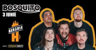 Trupa Bosquito susţine un concert marţi, 3 iunie 2025, la Berăria H din Bucureşti