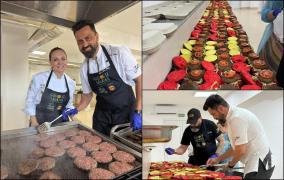 Chef Orlando Zaharia a gătit pentru copiii de la Spitalul de Pediatrie din Pitești