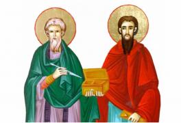Aflarea moaştelor Sfinţilor Mucenici Chir şi Ioan este prăznuită pe 28 iunie