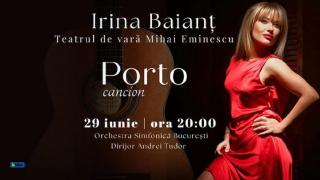 Irina Baianţ susţine un concert duminică, 29 iunie, la Teatrul de Vară "Mihai Eminescu", din Bucureşti