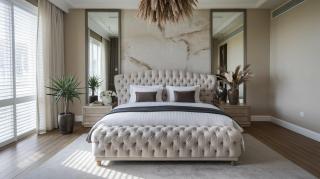 (P) Paturi tapițate premium – alege eleganța pentru dormitorul tău