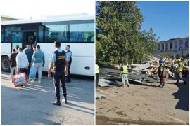 Deținuții mai multor penitenciare, aduși la Academia de Poliţie pentru a face curățenie după furtună