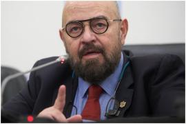 Piedone, în martie 2024, când și-a anunțat candidatura pentru primăria Capitalei