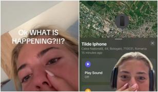 O TikTokeriţă din Suedia și-a găsit telefonul furat într-un magazin de mobilă din Botoșani